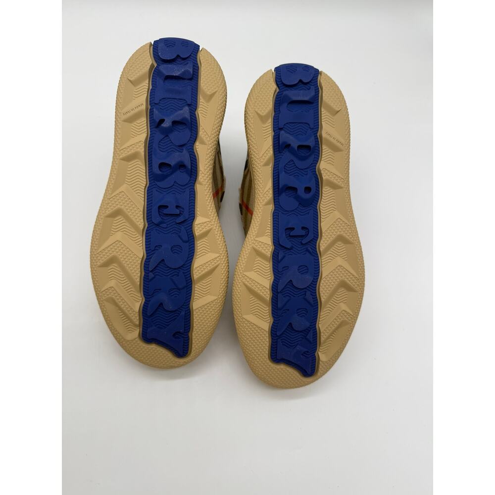 Burberry Terrace Check Cotton Low-Top Sneakers SZ:35.5 - Picture 10 of 12